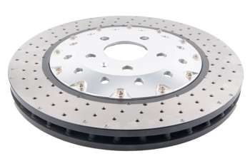 Univerzální brzdový kotouč DBA 5000 series - Křížově vrtané/prohlubně - DBA52833SLVXD