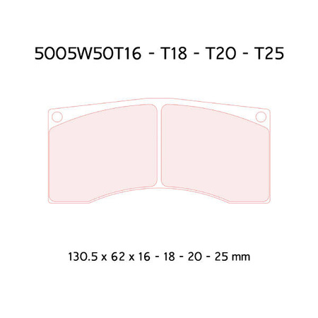 Brzdové destičky Carbone Lorraine RC6E - Peugeot 208 GTI/ R2/T16 R5 (12)