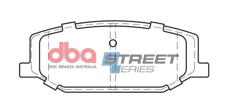 Přední brzdové destičky DBA Brake Pads Street Series Ceramic - DB403SS SANTANA Jimny S410 S413 Samurai SUZUKI Jeep SJ410 SJ413