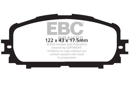 DP1897 - Sada brzdových destiček Série ULTIMAX2 EBC Brakes