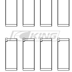 Obal ložiska ojnice King HONDA B18C1, B18C5, 16V - CR4287XP