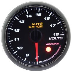 Indikátor Auto Gauge napětí VOLT - VAROVÁNÍ PŘED KOUŘEM