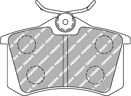 Zadní brzdová destička Ferodo Racing DS2500 FCP1491H AUDI A1 A2 A3 A4 A6 A8 S8 TT CITROEN C3 Picasso DS3 PEUGEOT 207 208 PORSCHE Panamera RENAULT Clio Megane Scenic SEAT EXEO Ibiza Leon SKODA Fabia Octavia Superb VOLKSWAGEN BORA Golf PASSAT Polo SCIROCCO,