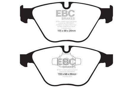 DP51512NDX - Sada brzdových destiček Série BLUESTUFF NDX EBC Brakes
