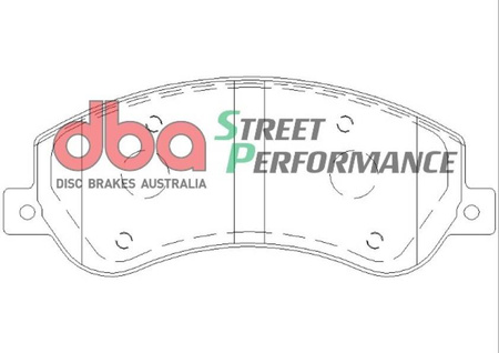 Přední brzdové destičky DBA Brake Pads Street Performance - DB1915SP FORD Tourneo Transit 3rd Gen 280 300 330 350 430 450 VOLKSWAGEN Amarok