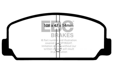 DP200 - Sada brzdových destiček Série ULTIMAX2 EBC Brakes