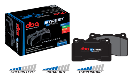 Přední brzdové destičky DBA Brake Pads Street Series Ceramic - DB1362SS FORD Aust NZ S.Africa Telstar Probe MAZDA 323 626 Cronos MS8 MX6 Xedos 6