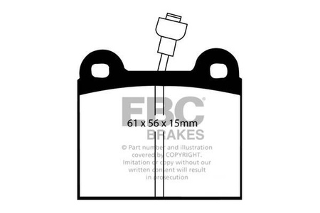 DP295 - Sada brzdových destiček Série ULTIMAX2 EBC Brakes