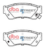 Přední brzdové destičky DBA Brake Pads Street Series Ceramic - DB1155SS SUBARU Justy SUZUKI Alto Cappuccino Swift AA33S AA35S AA44S AA53S AB35S AB44 TATA Indigo