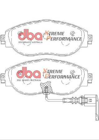 Zadní brzdové destičky DBA Brake Pads Xtreme Performance ECE R90 certified Hawk HB779x.740 - DB8849XP AUDI Q3 quattro F3 S3 8V TT 8S TTS CUPRA Ateca SEAT Alhambra 7N Leon 5F Tarraco SKODA Kodiaq Octavia 5E Superb 3T 3V VOLKSWAGEN Arteon CC Golf Mk7
