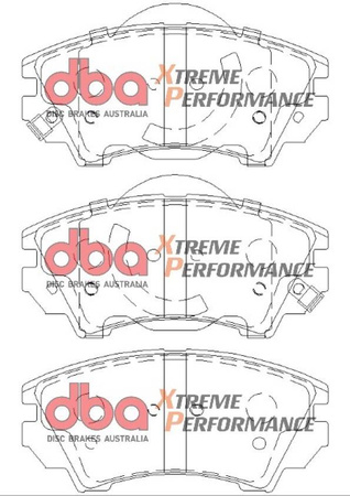 Přední brzdové destičky DBA Brake Pads Xtreme Performance ECE R90 certified Hawk HB638x.702 - DB1925XP CHEVROLET Camaro 5th Gen Malibu OPEL Astra J GTC Cascada Insignia Zafira Tourer SAAB 9-5 VAUXHALL