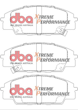 Přední brzdové destičky DBA Brake Pads Xtreme Performance Hawk HB361x.622 - DB1452XP HONDA Civic 7th Gen EP3 EP4 8th FD2 FN2 Integra Not UK DC5 S2000