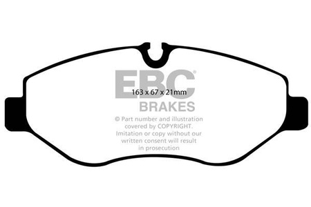 DP1926 - Sada brzdových destiček Série ULTIMAX2 EBC Brakes