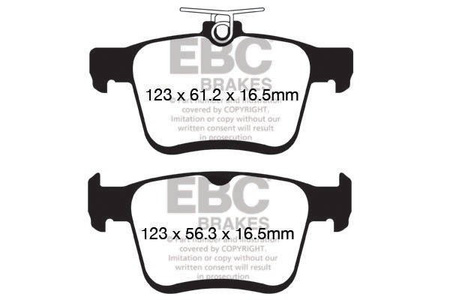 DP32153C - Sada brzdových destiček Série REDSTUFF EBC Brakes