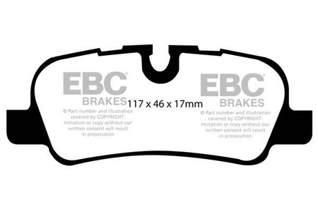 DP1542 - Sada brzdových destiček Série ULTIMAX2 EBC Brakes