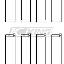 Obal ložiska ojnice King FORD 2.3L EcoBoost MAZDA L3-VDT MZ - CR4604XP0.25