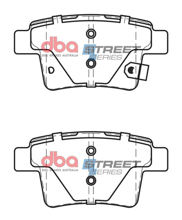 Zadní brzdové destičky DBA Brake Pads Street Series Ceramic - DB1713SS FORD Mondeo Estate Mk3 Hatchback Saloon JAGUAR X Type