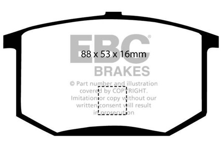 DP298 - Sada brzdových destiček Série ULTIMAX2 EBC Brakes