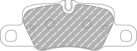 Zadní brzdová destička Ferodo Racing DS1.11 FCP4713W PORSCHE 911 991 Convertible Targa CAYENNE 955 Panamera 970 