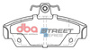 Přední DBA brzdové destičky Street Series Ceramic - DB2053SS