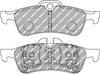 Zadní brzdová destička Ferodo Racing DS3.12 FCP1676G MINI R50 R50,R53 R52 R53 R56 
