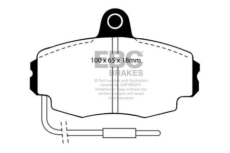 DP5426NDX - Sada brzdových destiček Série BLUESTUFF NDX EBC Brakes
