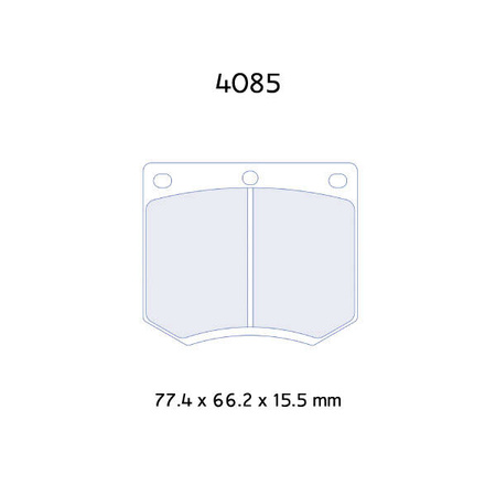 Brzdové destičky Carbone Lorraine RC5 - Ford Cortina MK3 - MK5 (70-82)