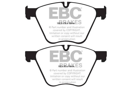 DP32007C - Sada brzdových destiček Série REDSTUFF EBC Brakes