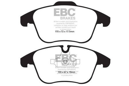 DPX2040 - Sada brzdových destiček Série ULTIMAX2 EBC Brakes
