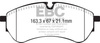 DPX2338 - Sada brzdových destiček Série ULTIMAX2 EBC Brakes