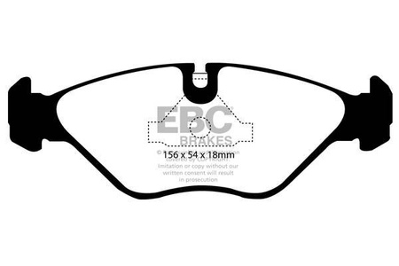 DP3751C - Sada brzdových destiček Série REDSTUFF EBC Brakes