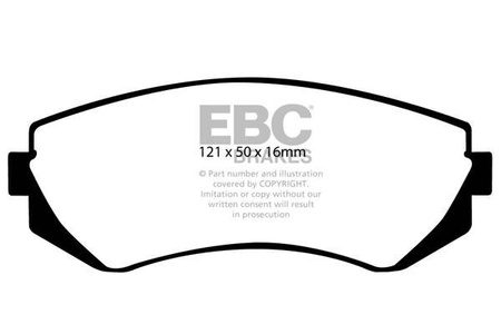 DP1360 - Sada brzdových destiček Série ULTIMAX2 EBC Brakes