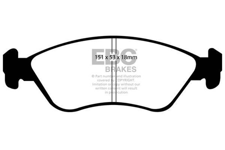 DP1356 - Sada brzdových destiček Série ULTIMAX2 EBC Brakes