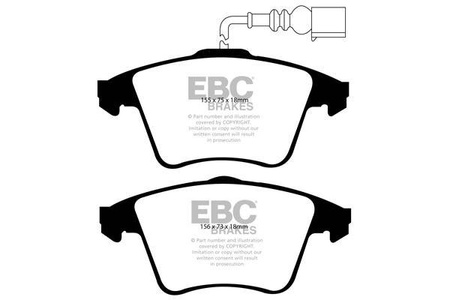 DP1556 - Sada brzdových destiček Série ULTIMAX2 EBC Brakes