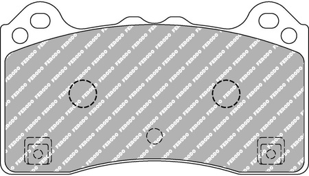 Přední brzdová destička Ferodo Racing DS2500 FCP4830H FORD FOCUS III