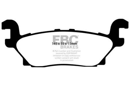 DP1760 - Sada brzdových destiček Série ULTIMAX2 EBC Brakes