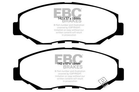 DP1655 - Sada brzdových destiček Série ULTIMAX2 EBC Brakes