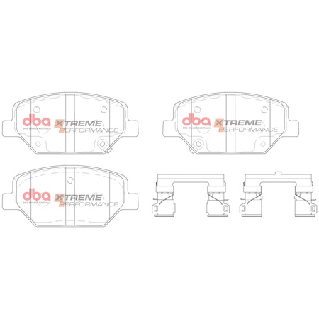 Přední brzdové destičky DBA Brake Pads Xtreme Performance Hawk HB909x.660 - DB15017XP HOLDEN Aust NZ OPEL Insignia Country Tourer Grand Sport VAUXHALL