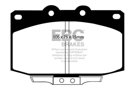 DP5763NDX - Sada brzdových destiček Série BLUESTUFF NDX EBC Brakes