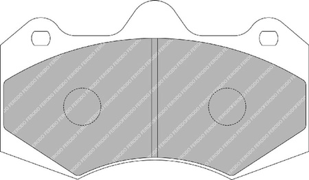 Přední brzdová destička Ferodo Racing DS1.11 FRP3084W ASTON MARTIN Vanquish Vanquish S KIA Venga MCLAREN 570 GT 650 LT MP4 SEAT Leon MK1 MK2 