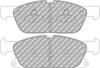 Přední brzdová destička Ferodo Racing DS2500 FCP4930H FORD FOCUS IV HN Turnier HP GALAXY III CK MK VAN S-MAX CJ WA6 WA6 