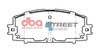 Přední brzdové destičky DBA Brake Pads Street Series Ceramic - DB2159SS LEXUS CT200h TOYOTA Prius Plug-in ZVW35 ZVW30 ZVW50