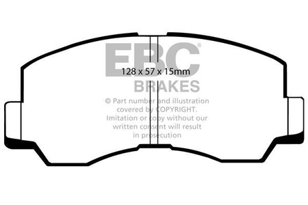 DP667 - Sada brzdových destiček Série ULTIMAX2 EBC Brakes