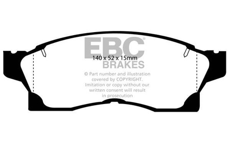 DP4936R - Sada brzdových destiček Série YELLOWSTUFF EBC Brakes