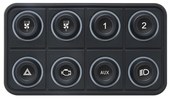 Klávesnice CAN Ecumaster - 8 kláves RGB