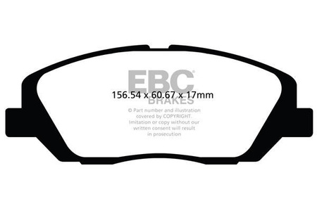 DPX2100 - Sada brzdových destiček Série ULTIMAX2 EBC Brakes