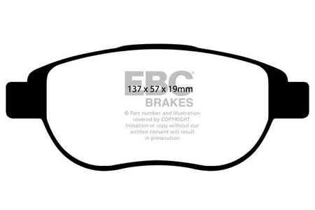 DP1375 - Sada brzdových destiček Série ULTIMAX2 EBC Brakes