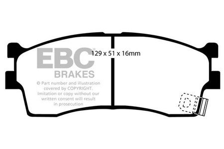 DP1475 - Sada brzdových destiček Série ULTIMAX2 EBC Brakes