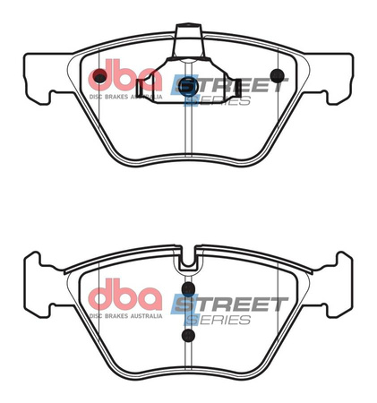 Přední brzdové destičky DBA Brake Pads Street Series Ceramic - DB1856SS BMW 3 Series E90 316 318 320 325 330 E91 323 E92 E93 X 4WD E90 E91 E92 xDrive X1 E84 Z4 E89