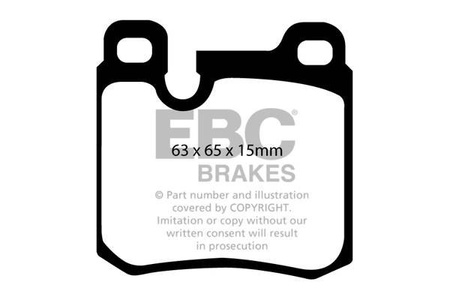 DP4996R - Sada brzdových destiček Série YELLOWSTUFF EBC Brakes